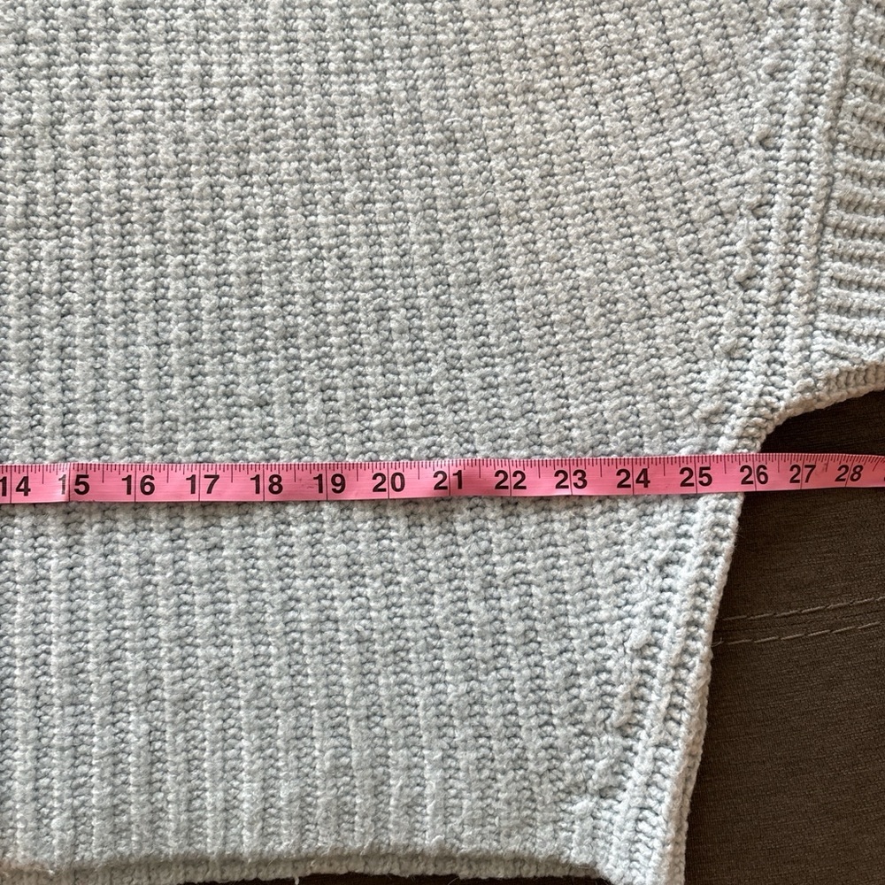 MAEVE by Anthropologie Light Blue Cowl Neck wool alpaca nylon  blend Sweater. L - Picture 4 of 8